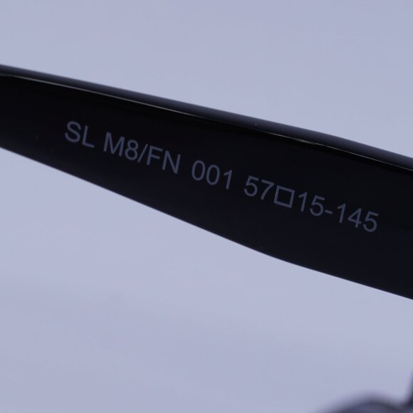 Saint Laurent SL M8/FN 001 Sunglasses Black Square Frame, Grey Gradient Lenses - Picture 9 of 11